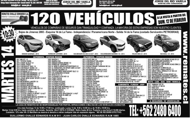 Remate Vehiculo